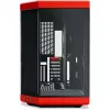 HYTE Y70 Touch Infinite Midi Tower Schwarz, Kirschfarbe