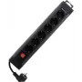 Steckdosenleiste REV 0014612513, 6 Steckdosen, 2,4 m Kabel, Schalter, anthrazit