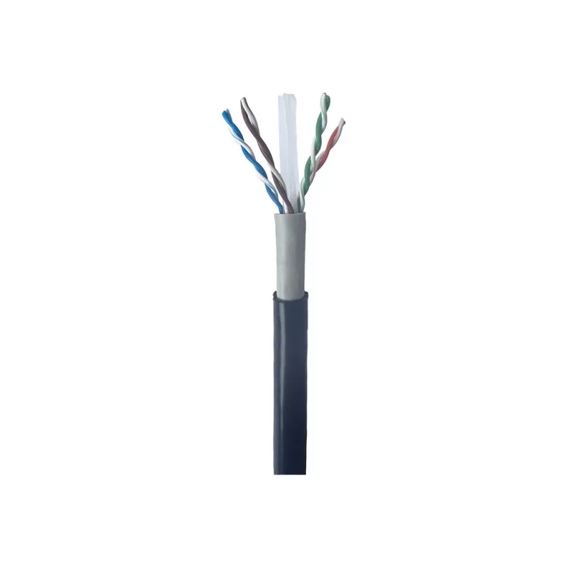 Gembird CAT6 UTP LAN-Außenkabel massiv 305 m schwarz