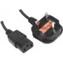 Netzkabel Tecline 809010 Schwarz 1,8 m