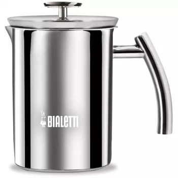Bialetti 3990, Handheld elektrischer Milchaufschäumer, Edelstahl, Edelstahl, 1000 ml, 1 l, 200 mm