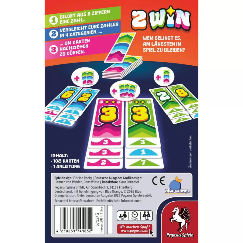 2 Win, Kartenspiel
