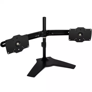 SilverStone SST-ARM23BS-L - Doppel-Monitorarm - schwarz