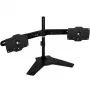 SilverStone SST-ARM23BS-L - Doppel-Monitorarm - schwarz