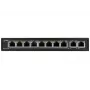 PULSAR SG108 Netzwerk-Switch Gigabit Ethernet (10/100/1000) Power over Ethernet (PoE) Schwarz