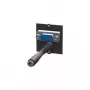 Bachmann Custom-Modul – Modulares Faceplate-Snap-In – HD-15, Mini-Phone Stereo 3,5 mm – Schwarz (917.045)