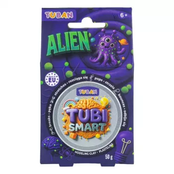 Modelliermasse TUBAN Tubi Smart – Alien, lila, 50 g
