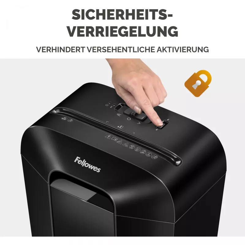 Fellowes Powershred LX50 Aktenvernichter Partikelschnitt Schwarz
