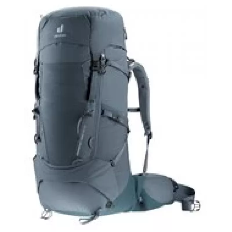Rucksack DEUTER Aircontact Core 50+10 graphite-shale — 50+10 L Wanderrucksack, strapazierfähig und leicht