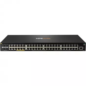HPE - Aruba Series - Switch - 2930F 48G PoE+ 4SFP - L3 - Managed - 48 x 10/100/1000 (PoE+) + 4 x Gigabit SFP (Uplink) rack-montierbar PoE+ (740 W)
