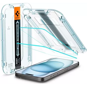 Spigen AGL06903 Display-/Rückseitenschutz für Smartphones Klare Bildschirm-Schutzfolie Apple 2 St. (AGL06903)