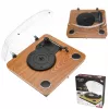 Analoger riemengetriebener Plattenspieler Adler AD 1914 mit USB-Anschluss, Keramikteller, Gleichstrommotor, 33 1/3 U/min, Bluetooth 5.4, Cinch-Ausgängen, eingebauten Lautsprechern
