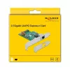 PCI Express x1-Karte DeLOCK RTL8125 2.5 Gigabit LAN PoE+