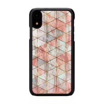 Handyhülle iKins für iPhone XR — Diamantmuster, schwarz