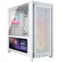 Corsair FRAME 4000D LCD RS PC-Gehäuse, Midi-Tower, ATX, ARGB, gehärtetes Glas - Weiß