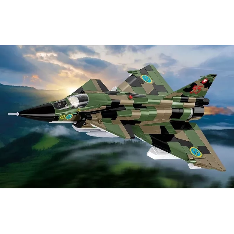 Konstruktionsset Cobi Blocks Saab AJS 3 Viggen 911-tlg. Modellbausatz, 911 Teile