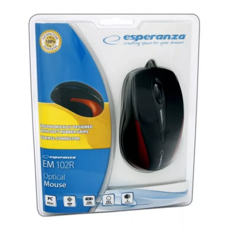 Optische Maus SIRIUS EM102R USB