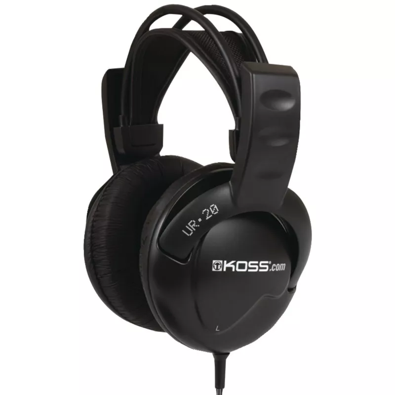 Koss | UR20 | Kopfhörer DJ-Stil | Kabelgebunden | On-Ear | Geräuschunterdrückung | Schwarz