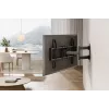 Vollbewegliche TV-Wandhalterung GEMBIRD WM-90ST-01 für 37–90 Zoll Fernseher, max. 50 kg, VESA bis 600x400, Schwenk 90°, Neigung -5–15°