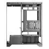 TACENS Mars Gaming MCPRISMA Midi-Tower PC-Gehäuse, Schwarz, gehärtetes Glas, unterstützt ATX/Micro-ATX/Mini-ITX, 2x 3,5-Zoll + 2x 2,5-Zoll Schächte