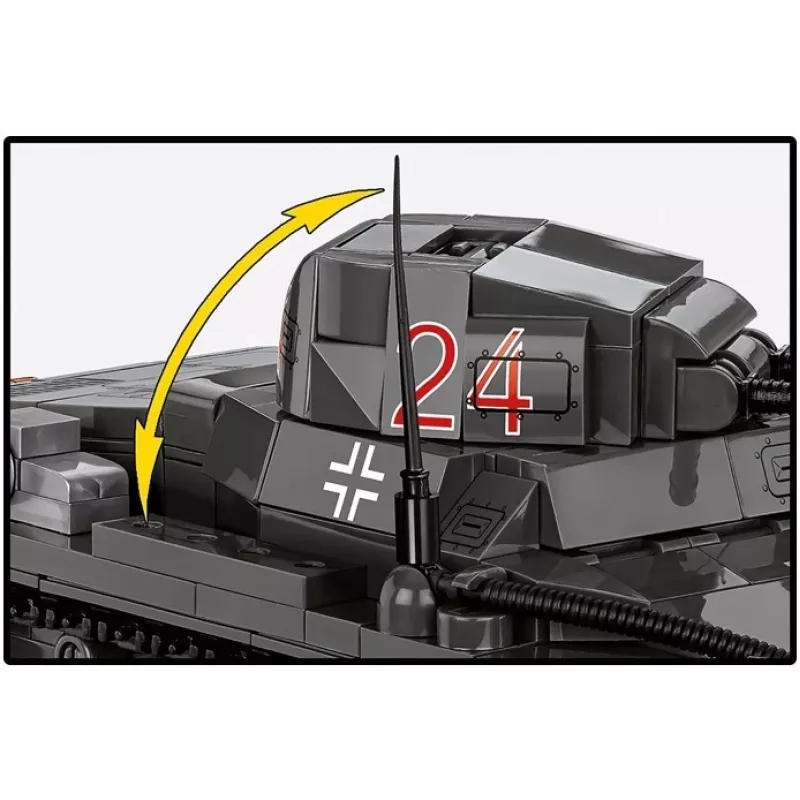 Bausatz Cobi Panzer I Ausf. B – 654 Teile, detailliertes Modellbausatz