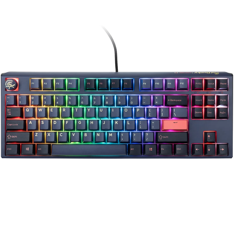 Ducky One 3 TKL Tastatur Gaming USB US English Blau