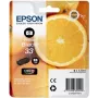 Epson Oranges C13T33414010 Tintenpatrone 1 Stück Original Foto schwarz