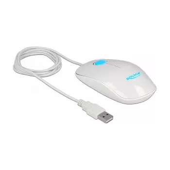 Maus DeLOCK 12537 USB Typ-A Optisch 1200 DPI
