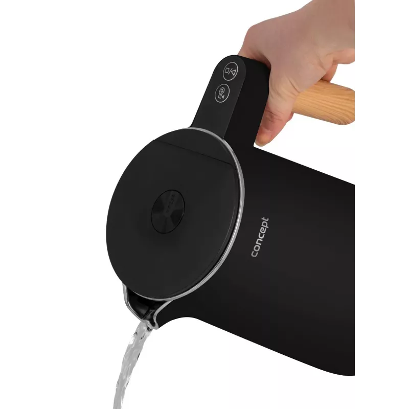 Wasserkocher doppelwandig 1,5 L Concept Schwarz RK 3301