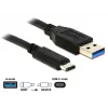 USB-Kabel DeLOCK 0,5 m USB3.1-C/USB3.1-A