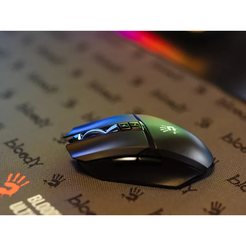 A4TECH BLOODY Maus R36 ULTRA WRLS 2.4G+USB Schwarz