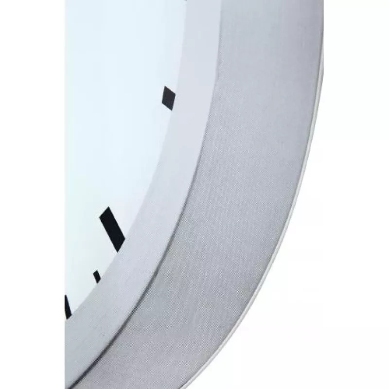 NeXtime Uhr 3031 Magic - Stripe, 25x35,2 cm, Wand, Weiß