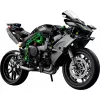 LEGO Technic Motorrad-Modell Kawasaki Ninja H2R 42170 — 1:1-Maßstabs-Nachbildung, 643 Teile, Bauanleitung, für Kinder ab 10 Jahren