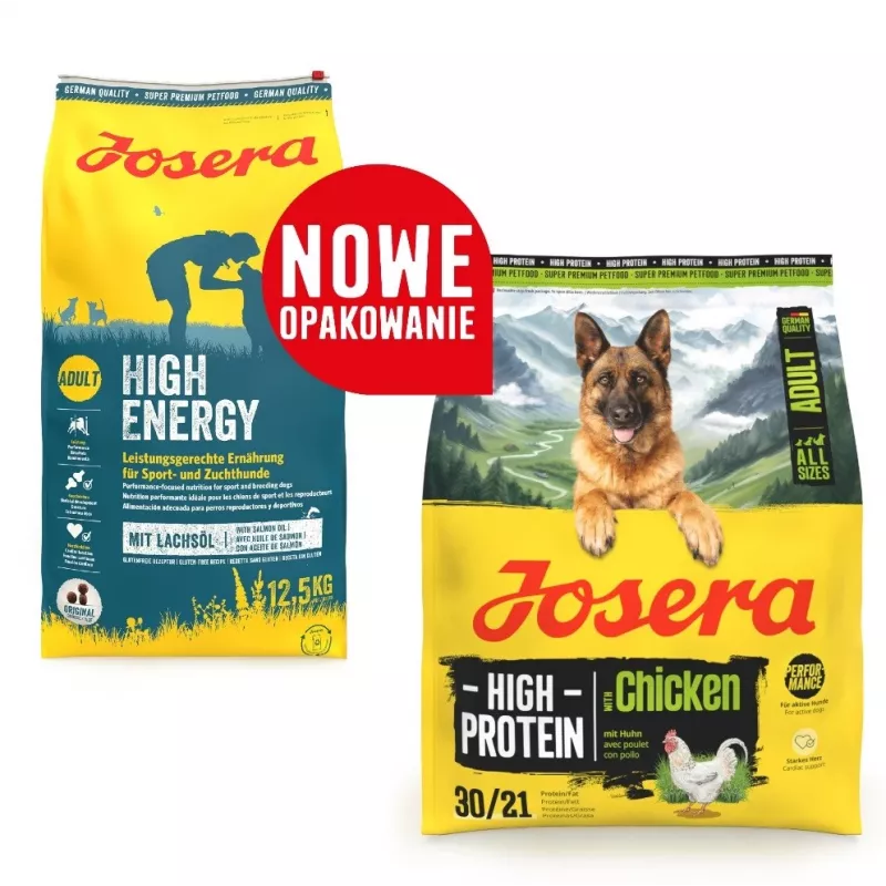 Trockenfutter für Hunde JOSERA High Protein Adult Chicken — 3 kg Beutel, proteinreiche Rezeptur für ausgewachsene Hunde