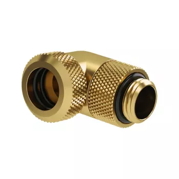 Barrow Multi-Link-Adapter TWT90KND-K12 90° G1/4 Außengewinde auf 12 mm Hardtube drehbar, Gold