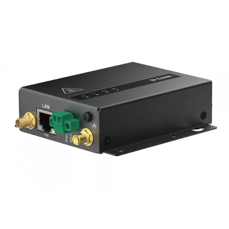 D-Link 5G M2M VPN PoE+ Modem Router, RJ45, extern, IEEE 802.3at, Schwarz, 48 - 57 V, -30 - 70 °C