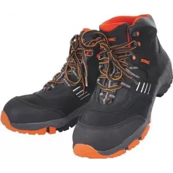 STIHL Sicherheitsstiefel S3 G.48 schwarz/oran. Leder KW10 Stihl (00884890048)