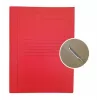 Projektmappe A4 Karton Smiltainis mit Metallklemme, mit Aufdruck rot