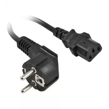 Synergy 21 S215387 2m CEE7/7 Schuko C13 Kupplung Schwarz Stromkabel (S215387)