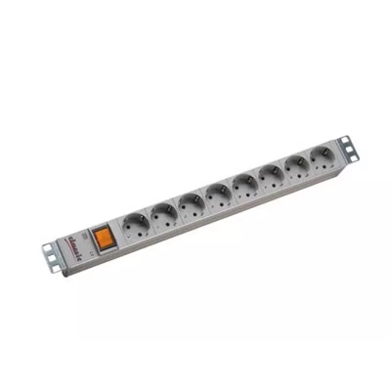 Power extension strip Bachmann Outlet 8-way 19''