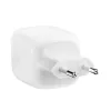 Indoor-AC-Schnellladegerät Belkin WCH020KQ2MWH-B6 – 2x USB-C, 2 m integriertes Kabel, weiß
