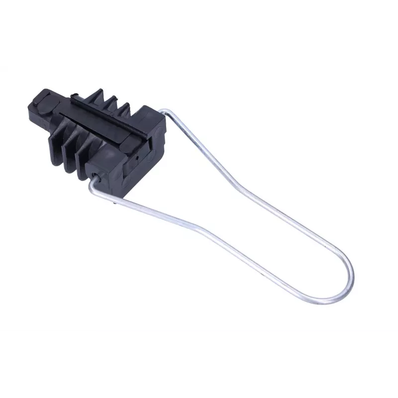 Extralink Glasfaserkabelhalterung 1F Maximaler Bündeldurchmesser 2,9 mm Schwarz Stahl