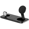 SATECHI Qi2 Trio Wireless Charging Pad - mit Typ A-, C-, G-Steckern
