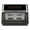G3 Ferrari G10223 Fritteuse Doppel 12 L Standgerät 2200 W Heißluftfritteuse Schwarz, Edelstahl