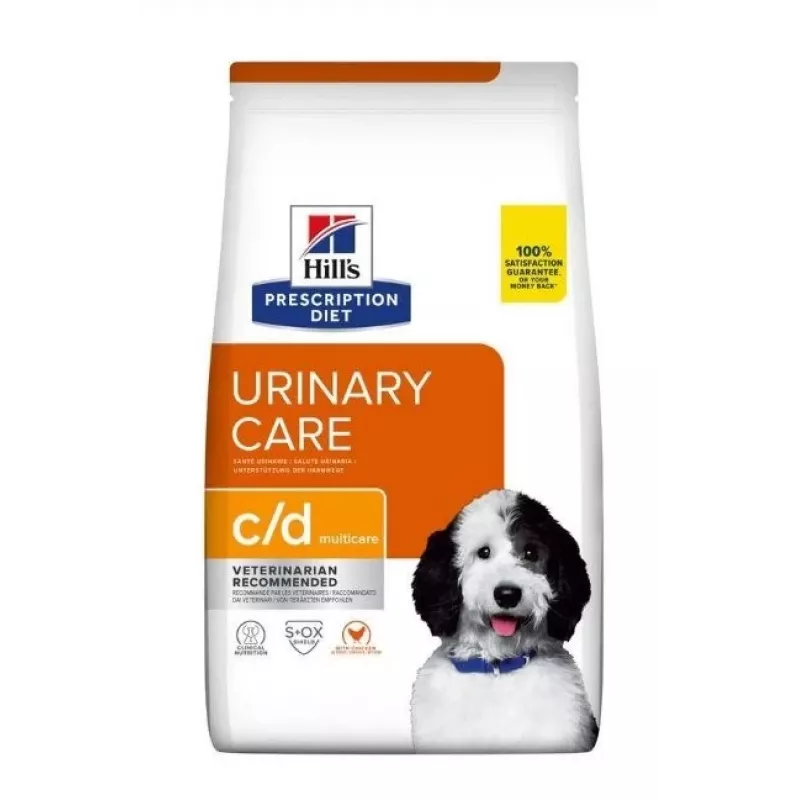 HILL'S PRESCRIPTION DIET Canine Urinary Care c/d Multicare Trockenfutter für Hunde Huhn 1,5 kg