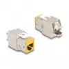 DeLOCK Keystone-Modul 88111 Flach Gelb RJ-45 10 Stück