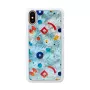 Handyhülle iKins für iPhone XS / iPhone X S – weiß poppin rock schützende Rückabdeckung