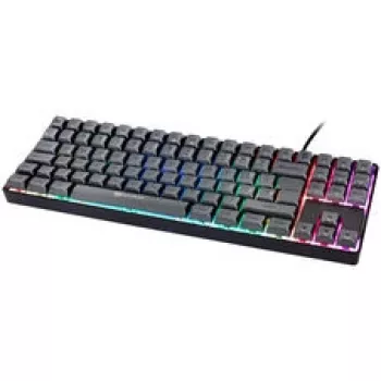 GAMIAC TKL90G Gaming-Tastatur, Kailh Blau – Schwarz/Grau