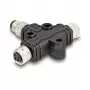 Kabel-Splitter DeLOCK M8 T-Splitter A-codiert 4 Pin 1 x Stecker auf 2 x Buchse