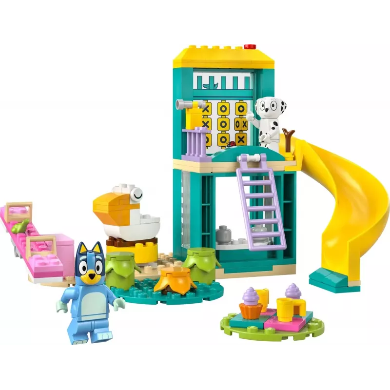 LEGO Bricks Set 11201 Spielplatzspaß mit Blue und Chloe – Minifiguren, Spielszene